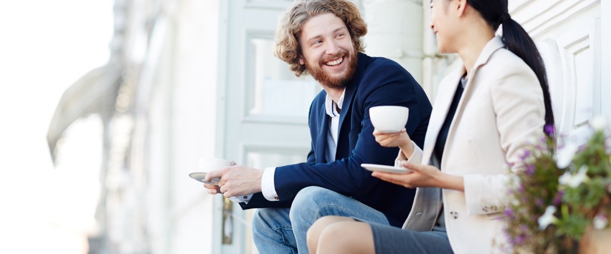 Professional partnership meeting